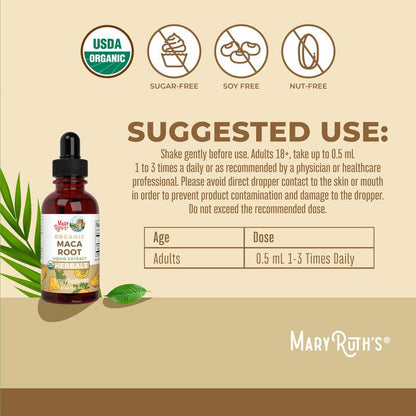 Organic Maca Root Liquid Extract