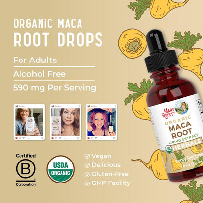 Organic Maca Root Liquid Extract